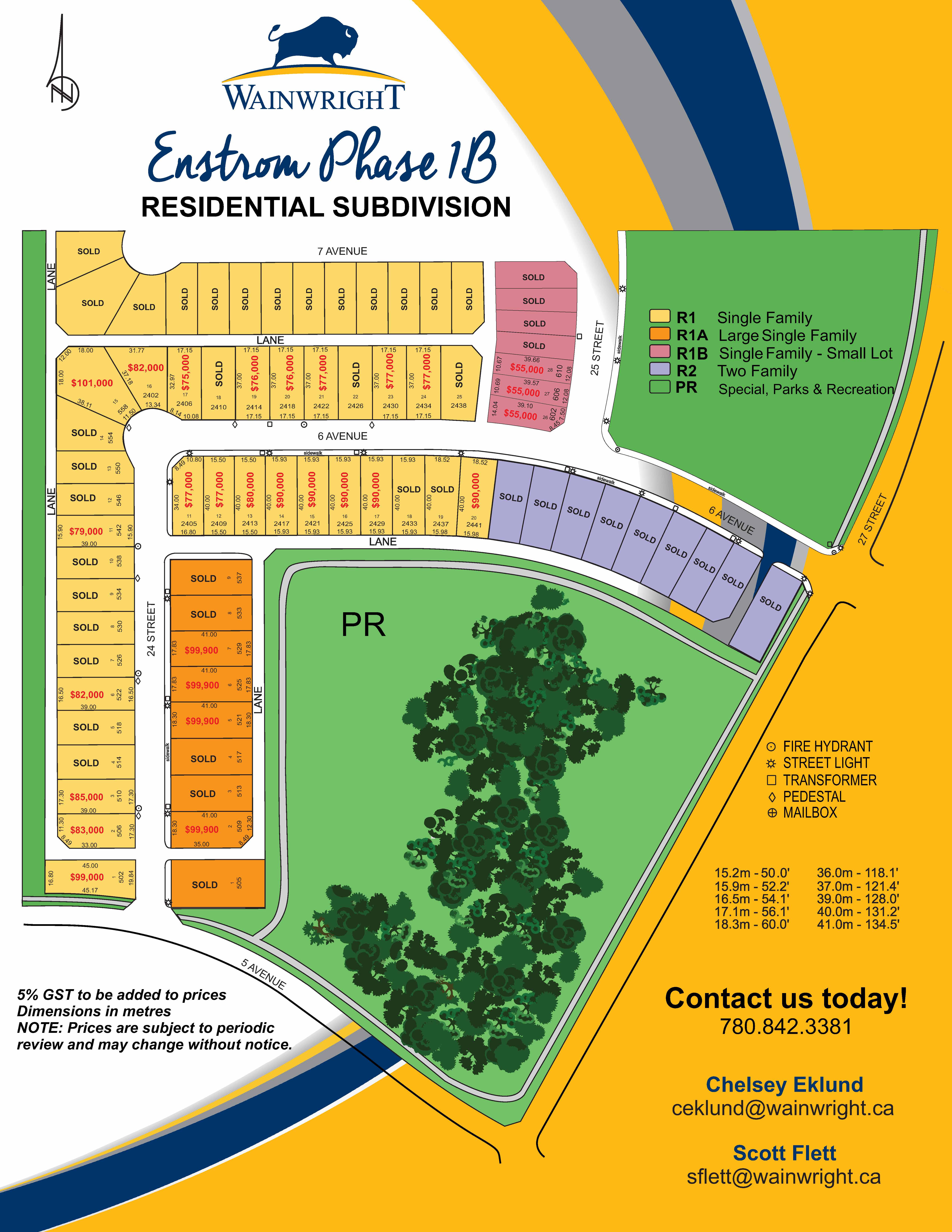 Enstrom Phase 1B Residential Lots