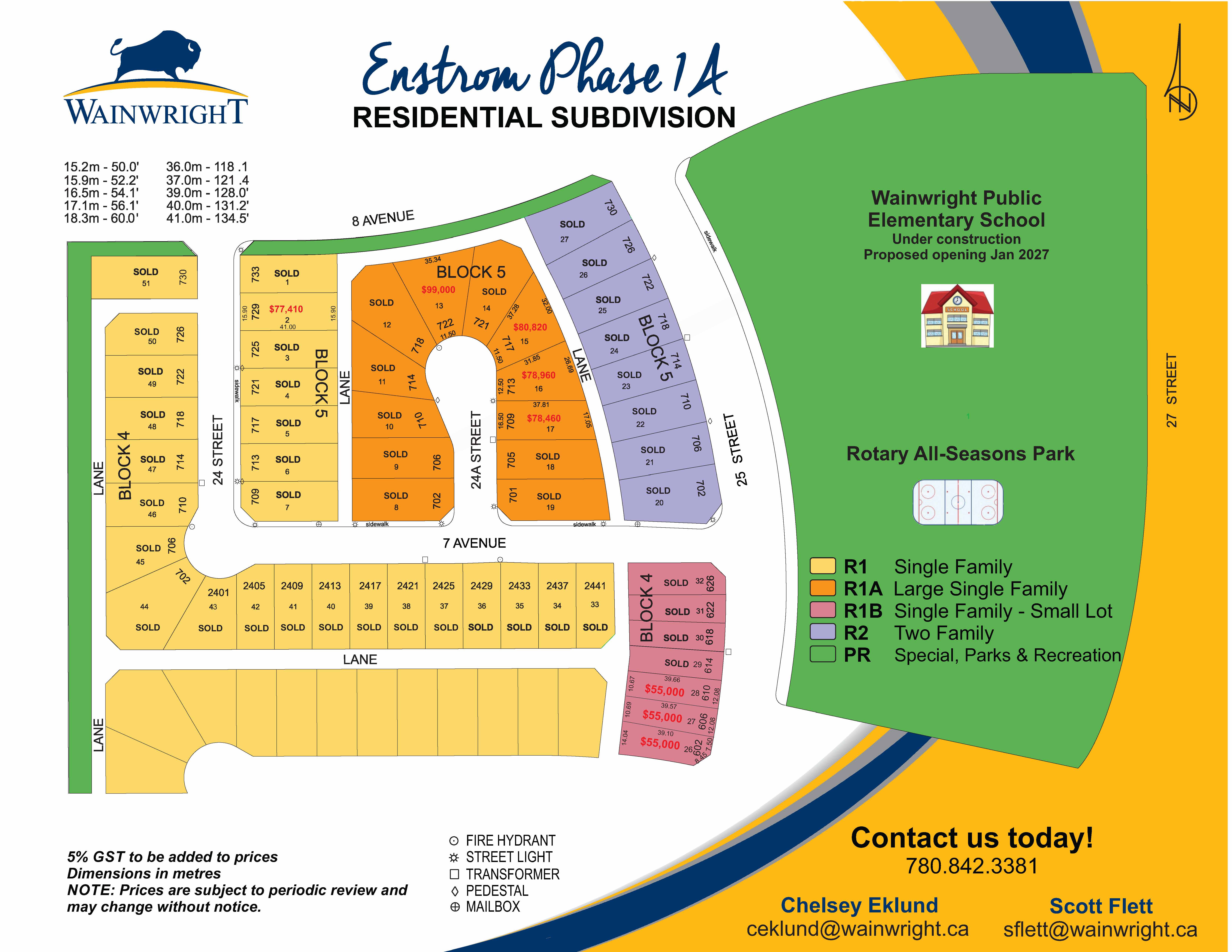 Enstrom Phase 1A Residential Lots